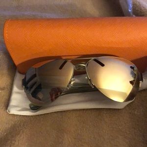 Tory Burch mirror aviators